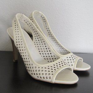 Women’s Franco Sarto Heels, white - Size 7.5